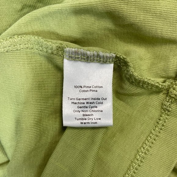 Vintage Talbots Women's Three-Quarter Sleeve Top Green - Size S - Picture 3 of 5